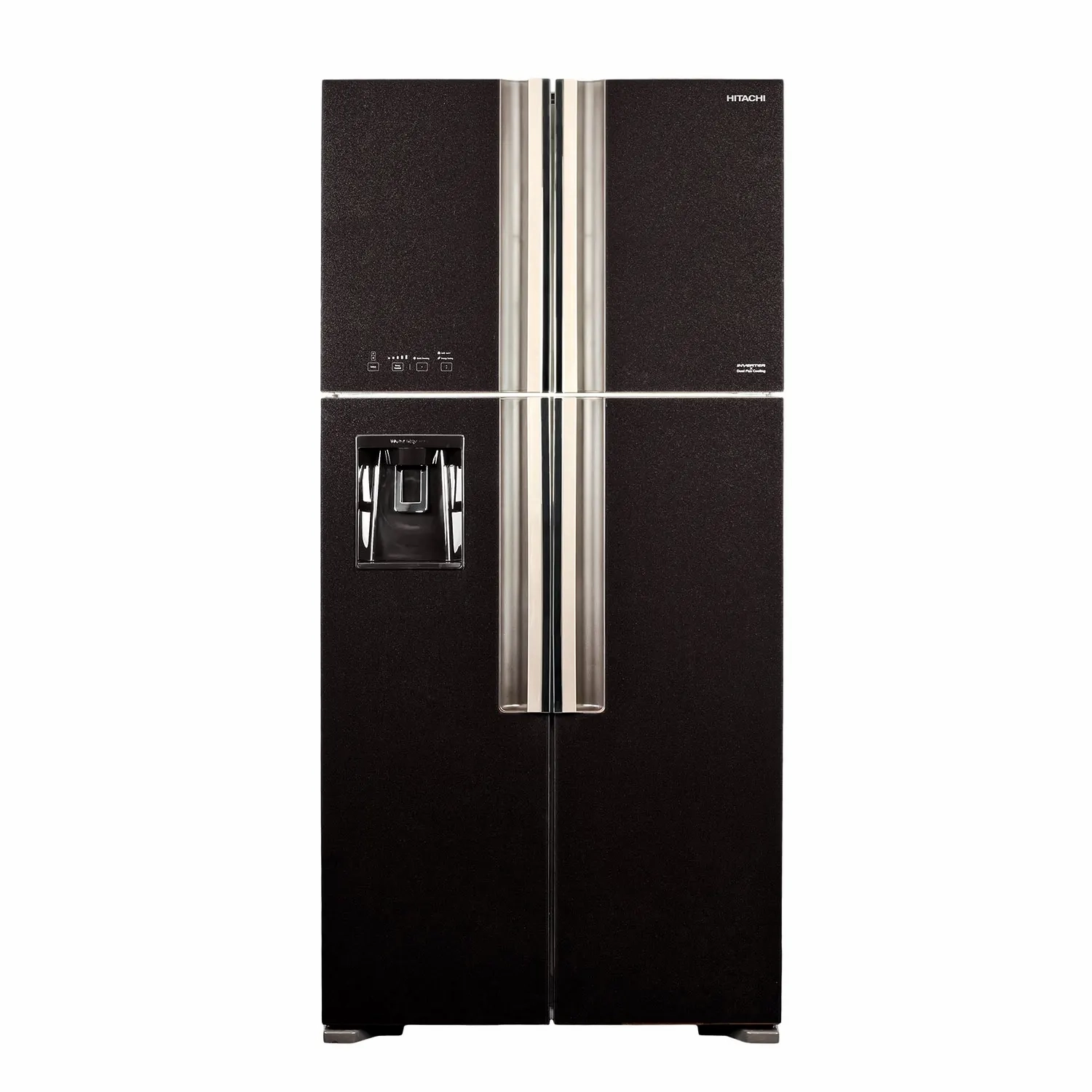 Hitachi Big French Refrigerator | R-W690P7PB | KD-GBK | 586 L